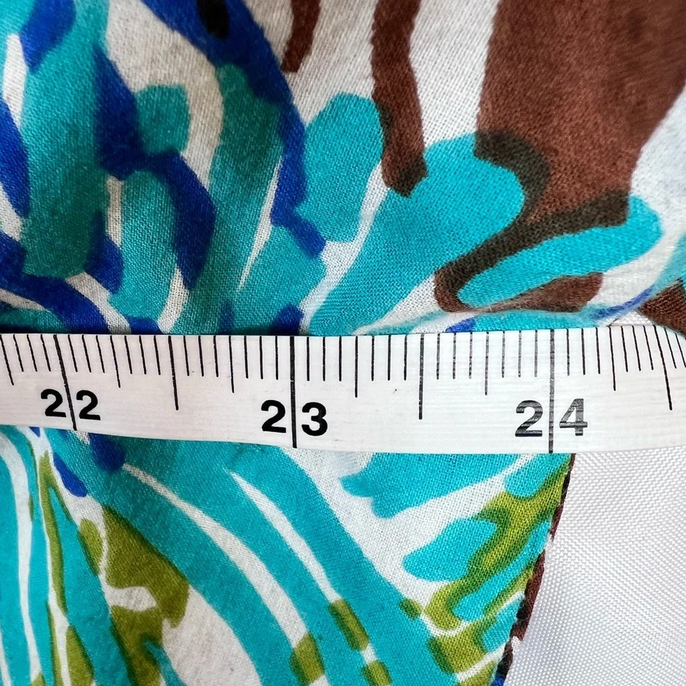 Life-Style Women Floral Print 3/4‎ Sleeve RN#94153 Sz 1x Made In India - Picture 8 of 12